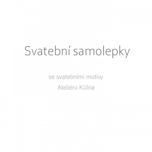 Samolepky svatební