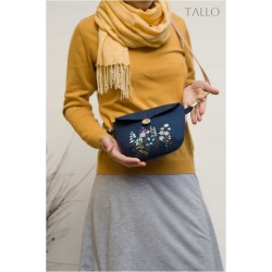 Na objednávku TALLO BLUE (lněná, ruční výšivka)