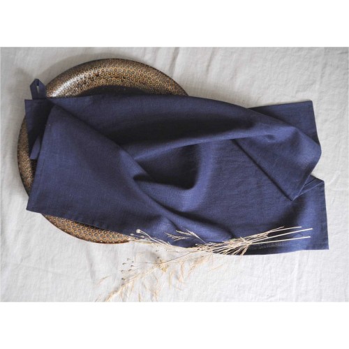 Utěrky lněné TALLO DARK BLUE
