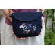 SKLADEM TALLO DARK BLUE (len, ruční výšivka)
