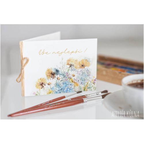 Přání *Chmýří*s textem Vše nejlepší