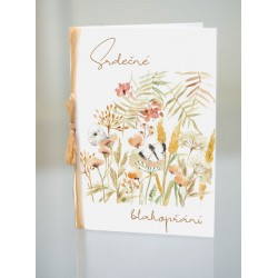 Přání *Bělásci*s textem Srdečné blahopřání