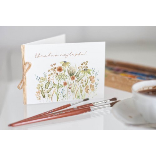 Přání *Zářijový den* s textem Vše nejlepší