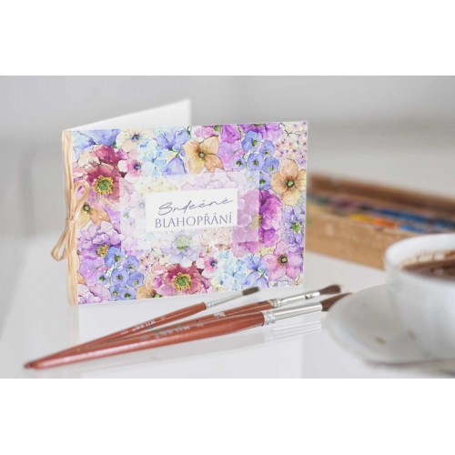 Přání *Divočina* s textem Srdečné...