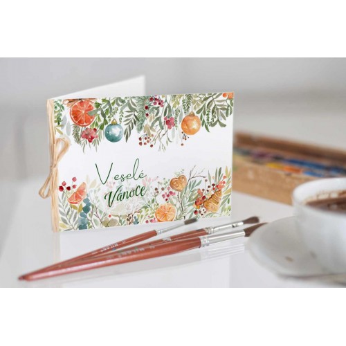 Vánoční přání Provoněné Vánoce s textem Veselé Vánoce