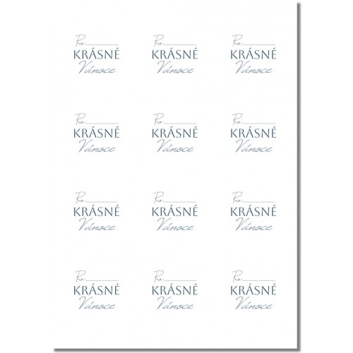 VÁNOČNÍ No.37_Text Pro...Krásné Vánoce 12ks