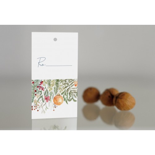 Vánoční visačky Provoněné Vánoce No.12 (12ks)