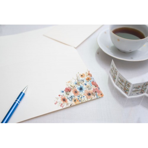 Dopisní papír Anemone (10ks)