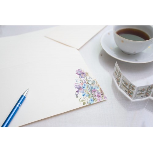 Dopisní papír V kosatcích (10ks)