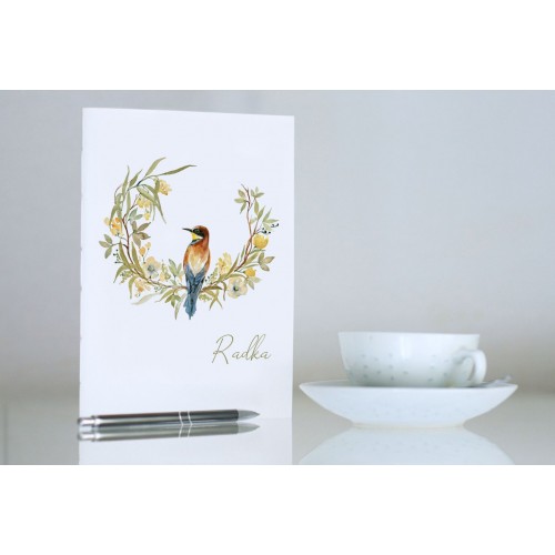 Deník & monogram Vlha