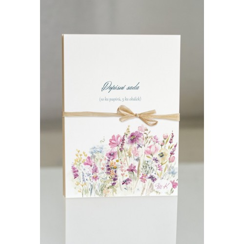 Dopisní sada Pastel & monogram